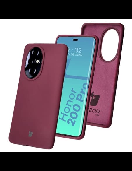 Bizon Soft Case Honor 200 Pro dark purple