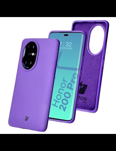 Bizon Soft Case Honor 200 Pro purple