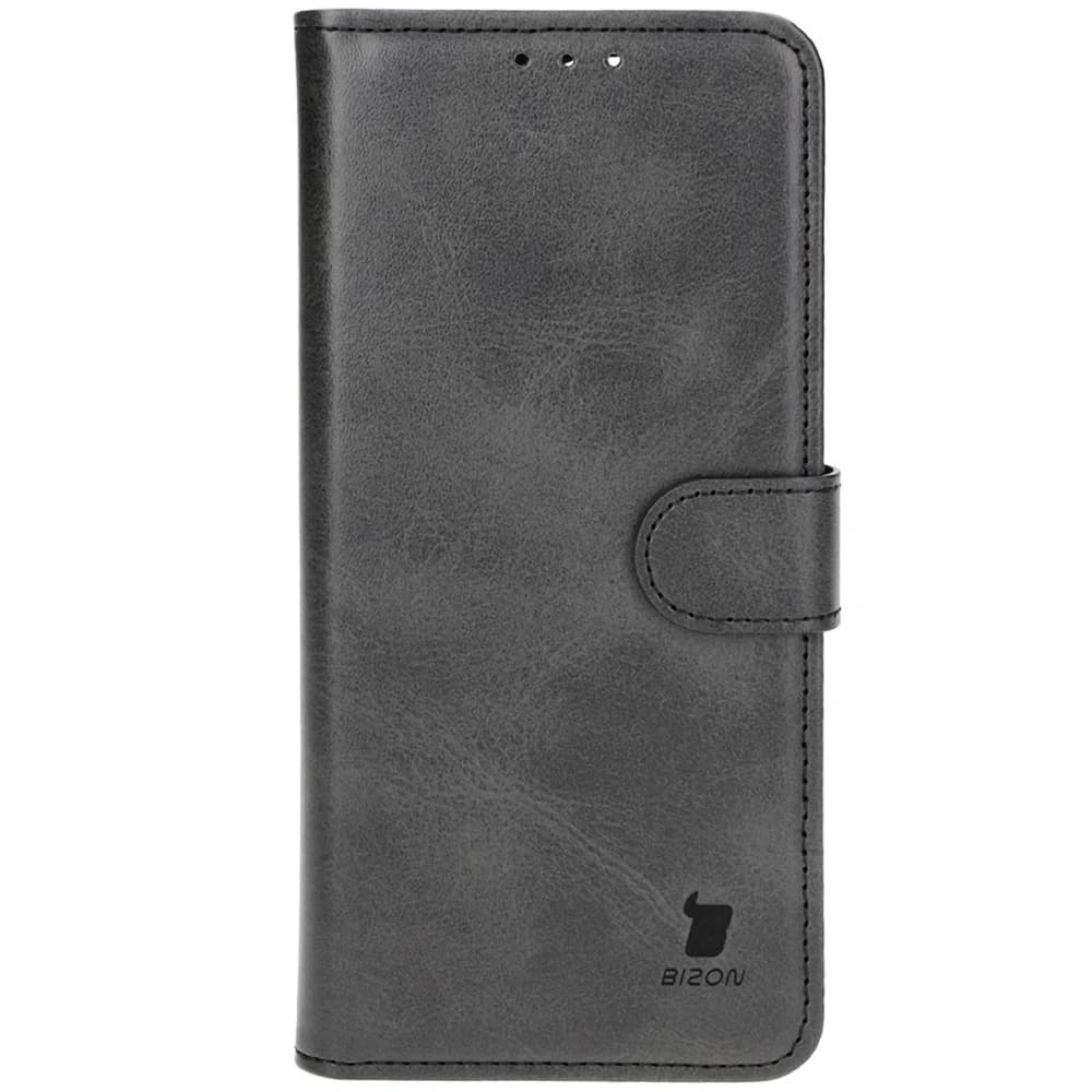 Etui s klopou Bizon Case Pocket pro Xiaomi Poco F6 černé - 2