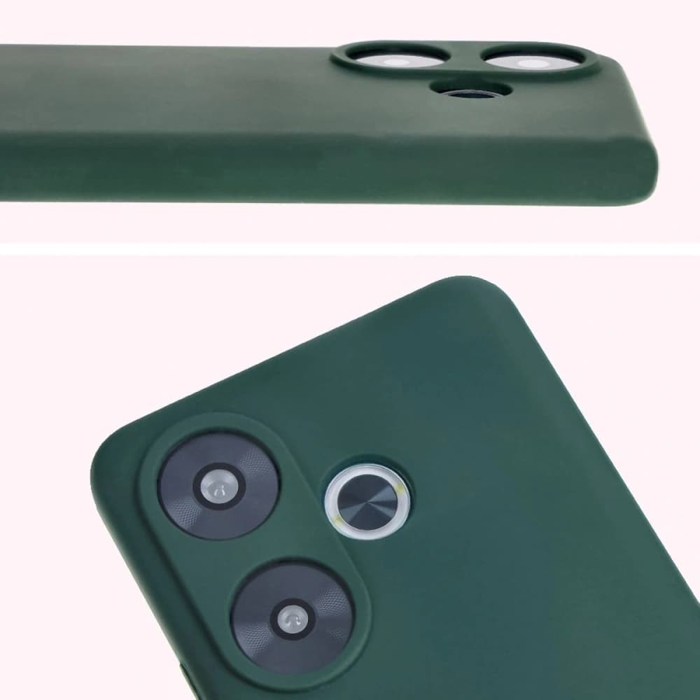 Silikonové pouzdro Bizon Soft Case pro Xiaomi Poco F6 tmavě zelené - 10