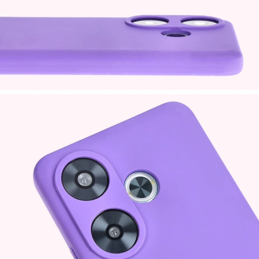 Silikonové pouzdro Bizon Soft Case pro Xiaomi Poco F6 fialové - 10