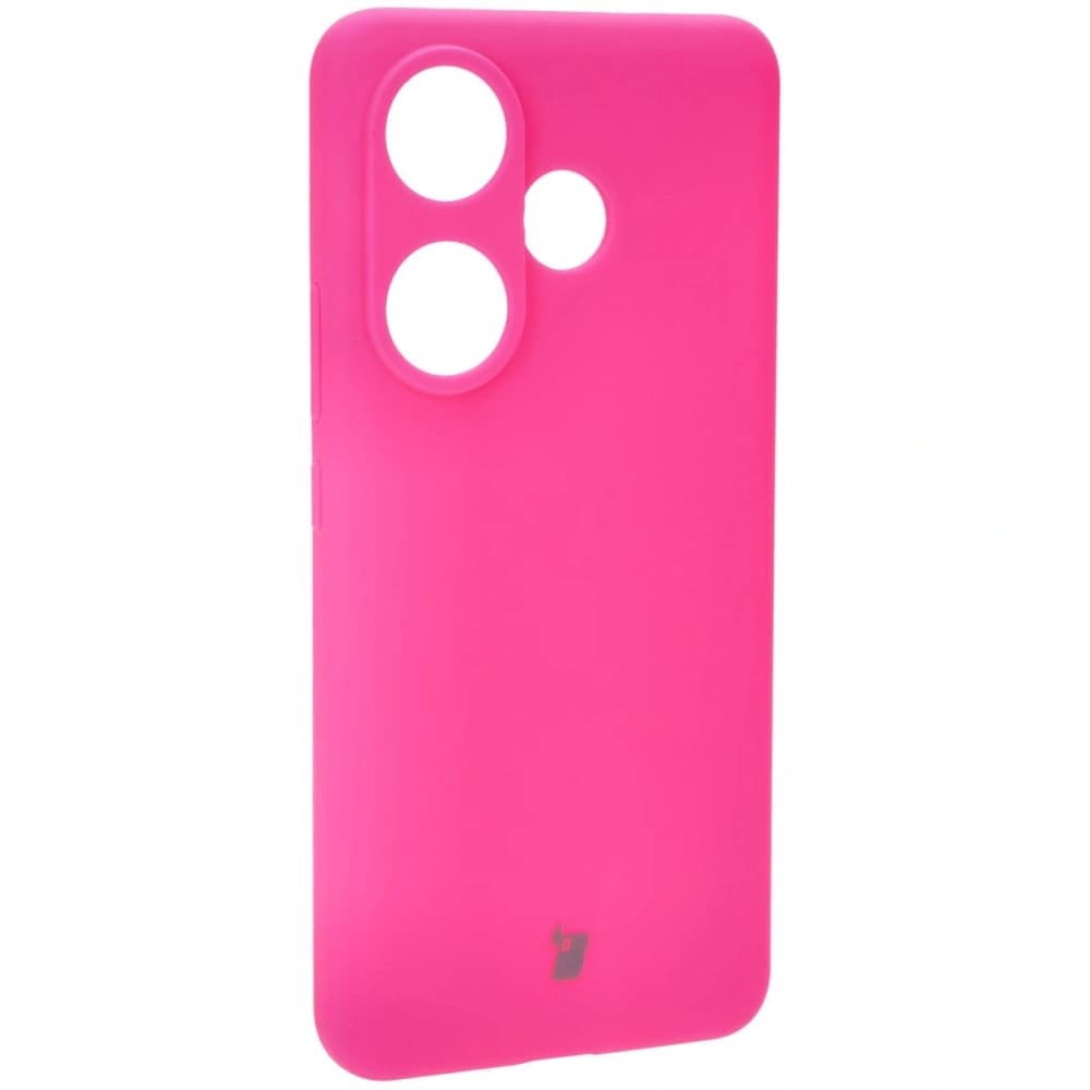 Silikonové pouzdro Bizon Soft Case pro Xiaomi Poco F6 neonově růžové - 5