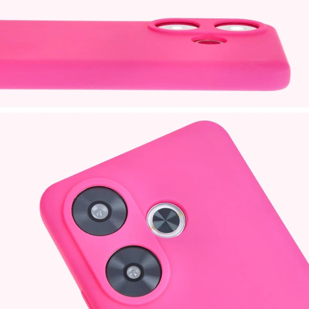 Silikonové pouzdro Bizon Soft Case pro Xiaomi Poco F6 neonově růžové - 12