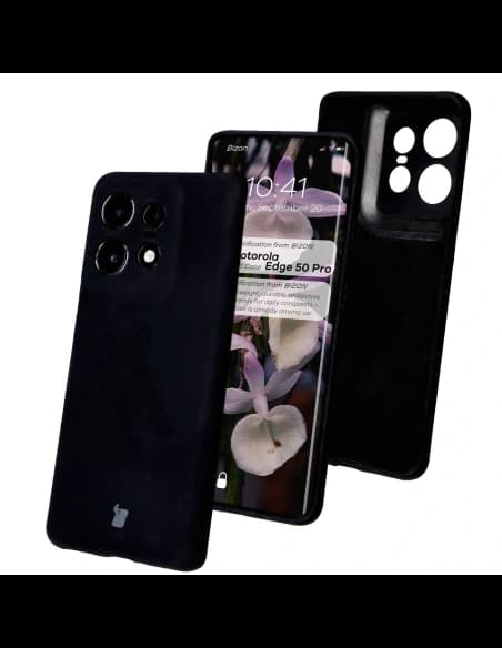 Silikonový obal Bizon Soft Case pro Motorola Edge 50 Pro černý