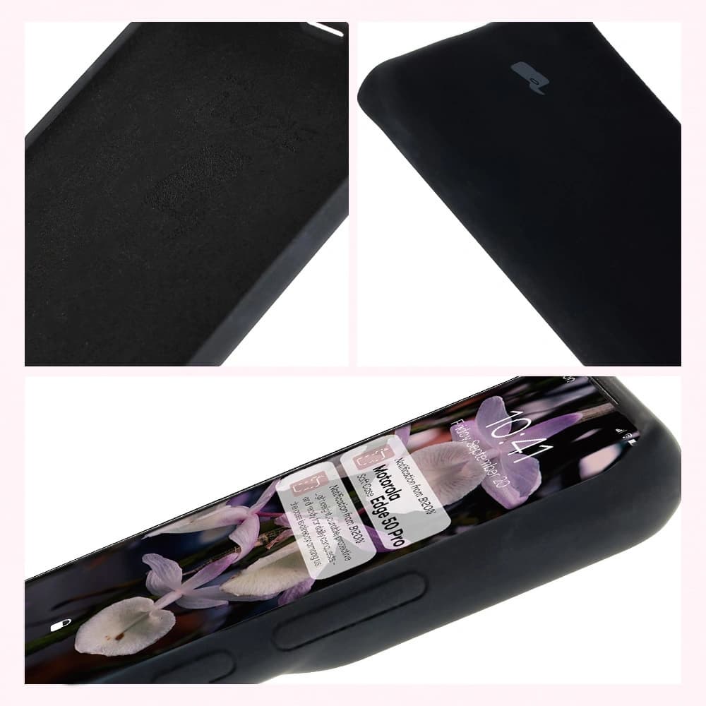 Bizon Soft Case Motorola Edge 50 Pro black - 11