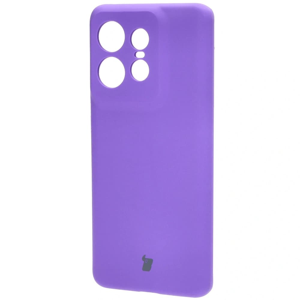 Husă moale Bizon pentru Motorola Edge 50 Pro, violetă - 3