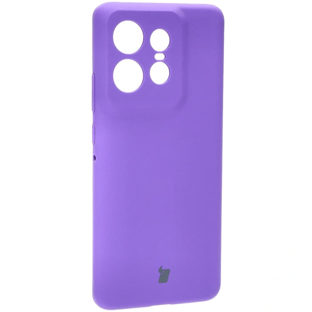 Husă moale Bizon pentru Motorola Edge 50 Pro, violetă - 4