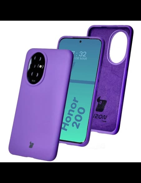 Bizon Soft Case Honor 200 purple