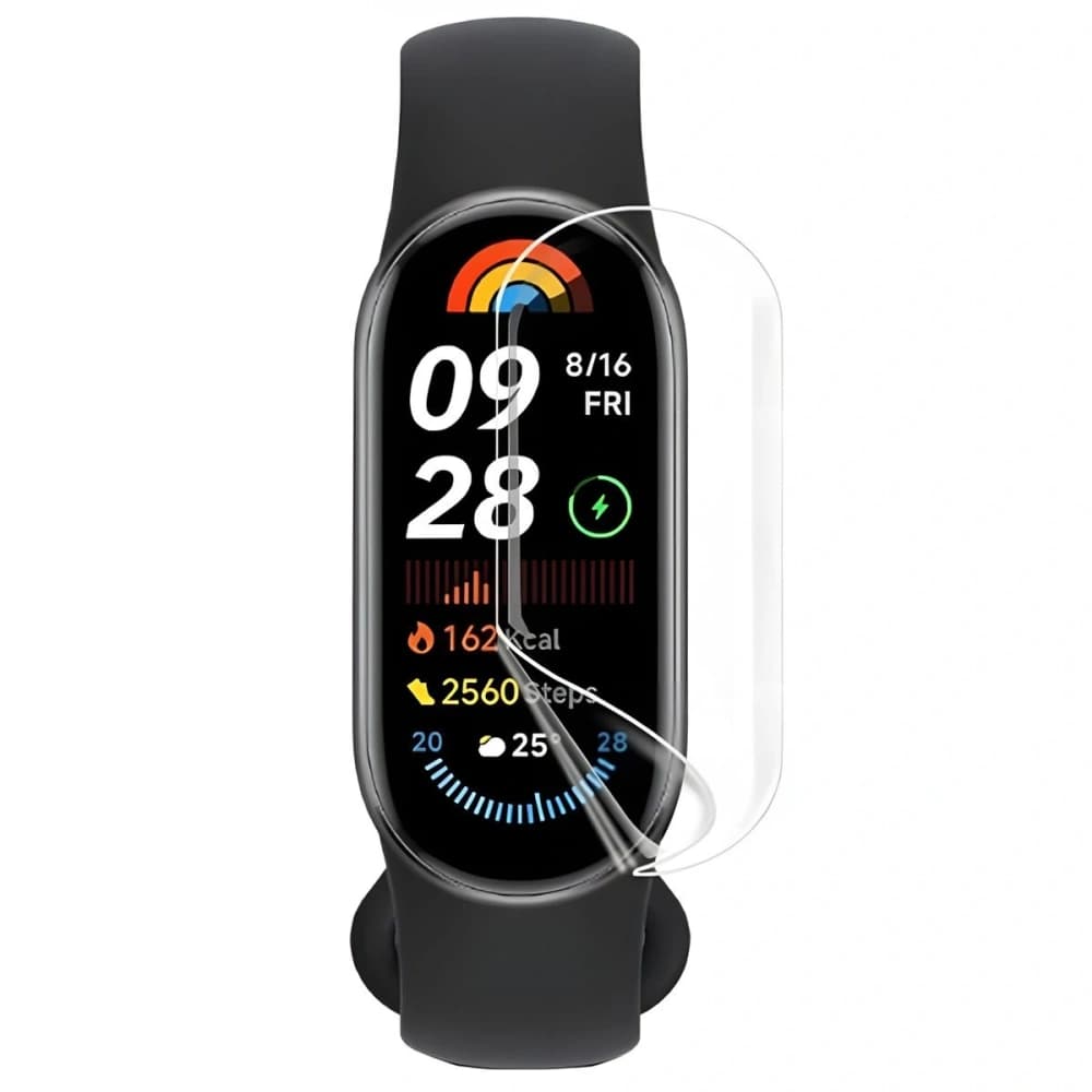 Bizon Glas Uhr Hydrogel Xiaomi Smart Band 9 [2 PACK] - 3