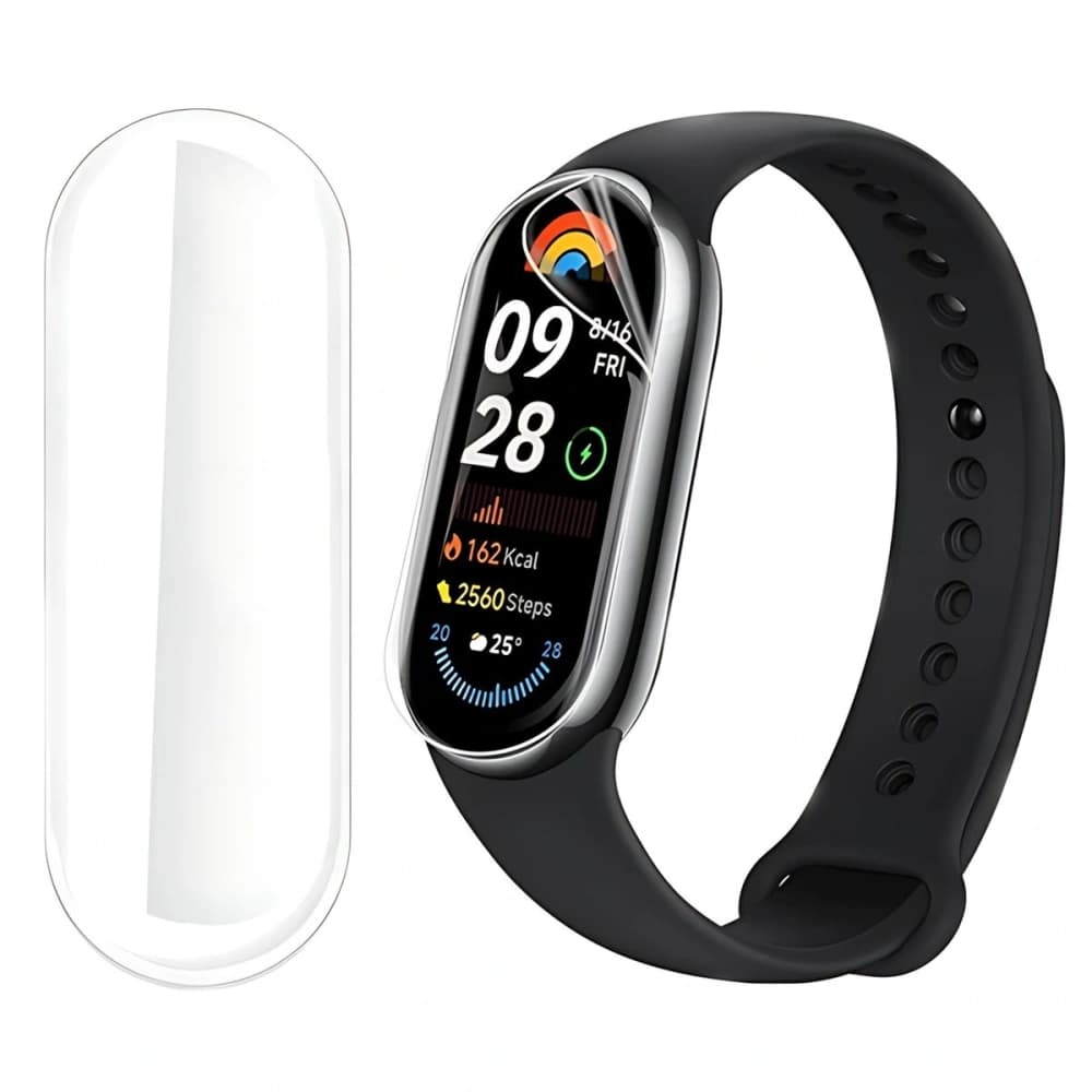 Bizon Glas Uhr Hydrogel Xiaomi Smart Band 9 [2 PACK] - 4