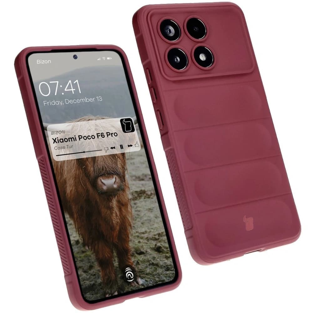 Bizon Case Tur Xiaomi Poco F6 Pro dark purple - 1