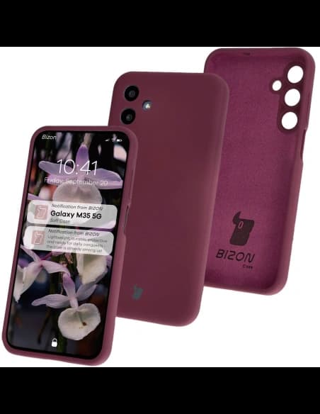 Bizon Soft Case Samsung Galaxy M35 5G sötétlila