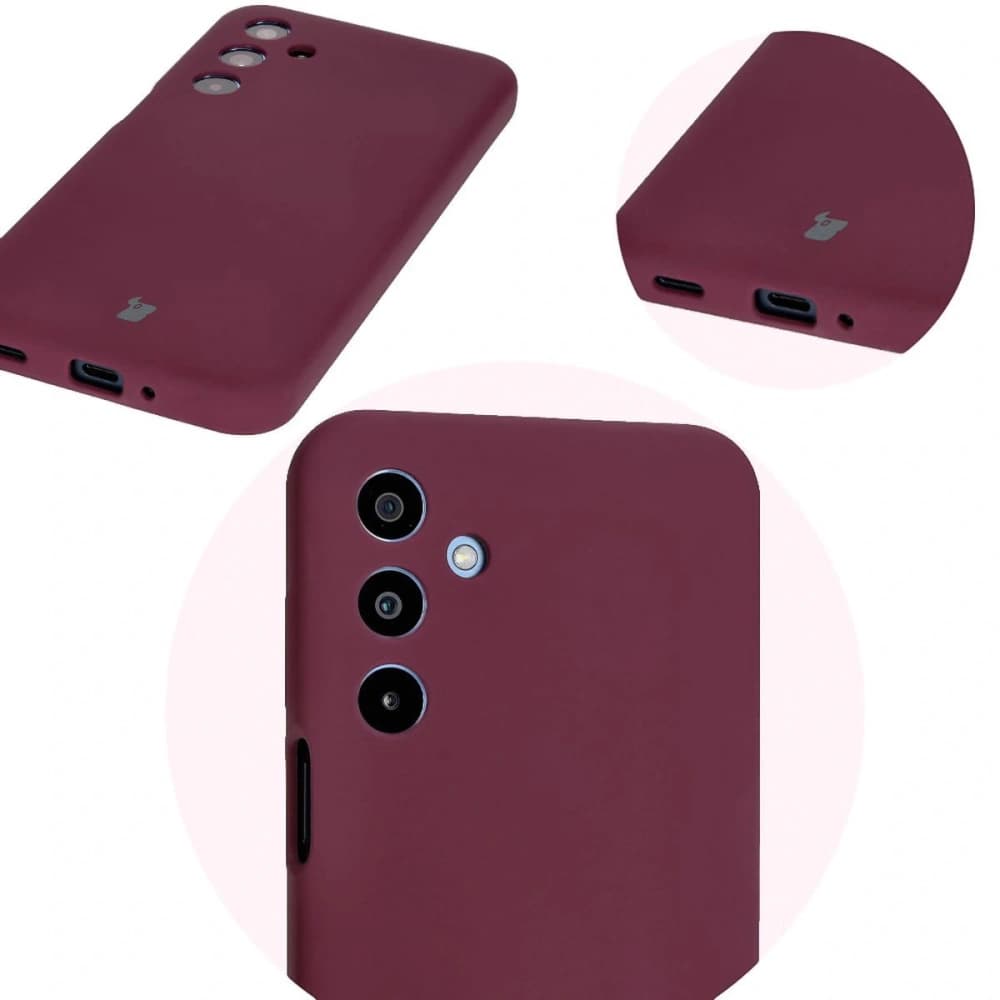 Silikonové pouzdro Bizon Soft Case pro Samsung Galaxy M35 5G tmavě fialové - 12