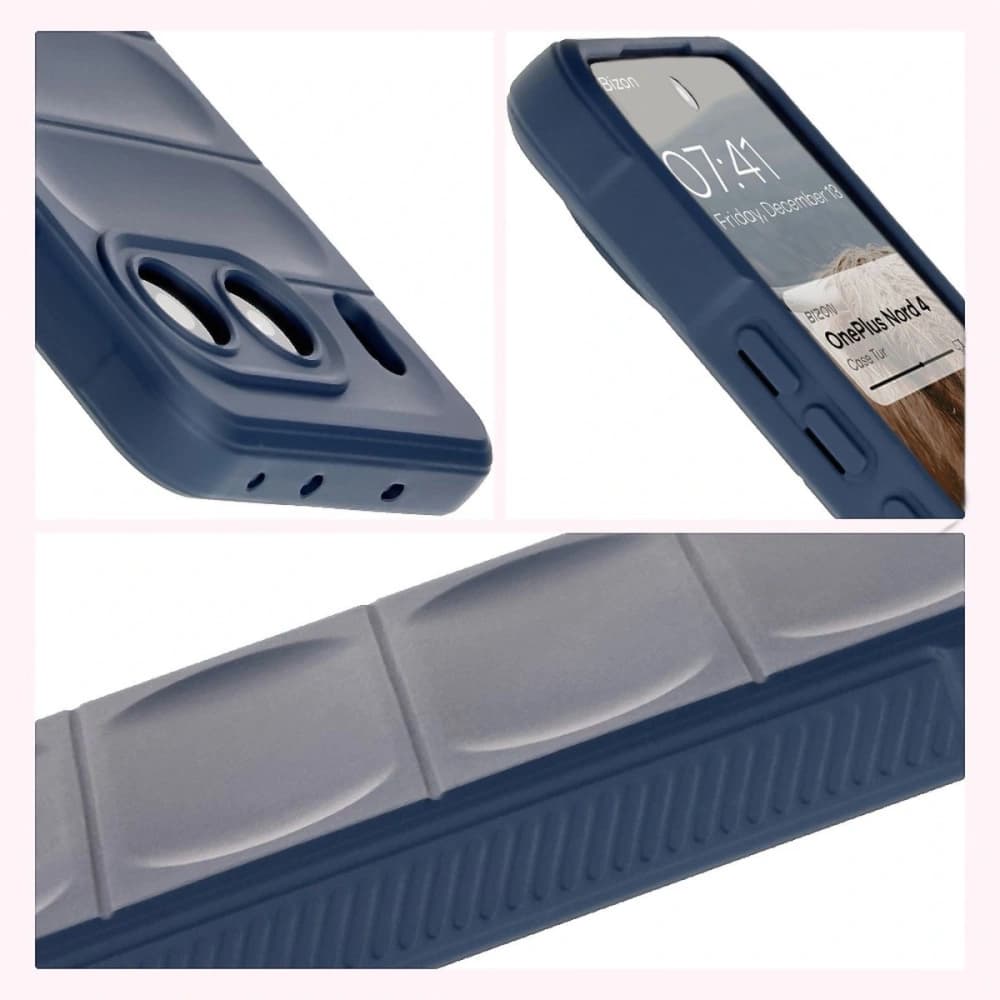 Bizon Caz Tur OnePlus Nord 4 albastru marin - 10