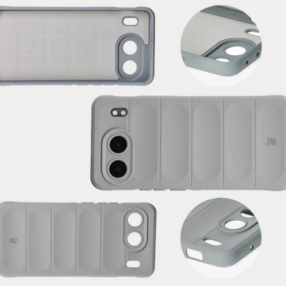 Bizon Caz Tur OnePlus Nord 4 gri deschis - 9