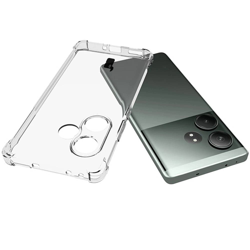 Bizon Case Clear Pack carcasă flexibilă + 2x folie de protecție pentru ecran Realme GT 6/GT 6T transparentă - 6