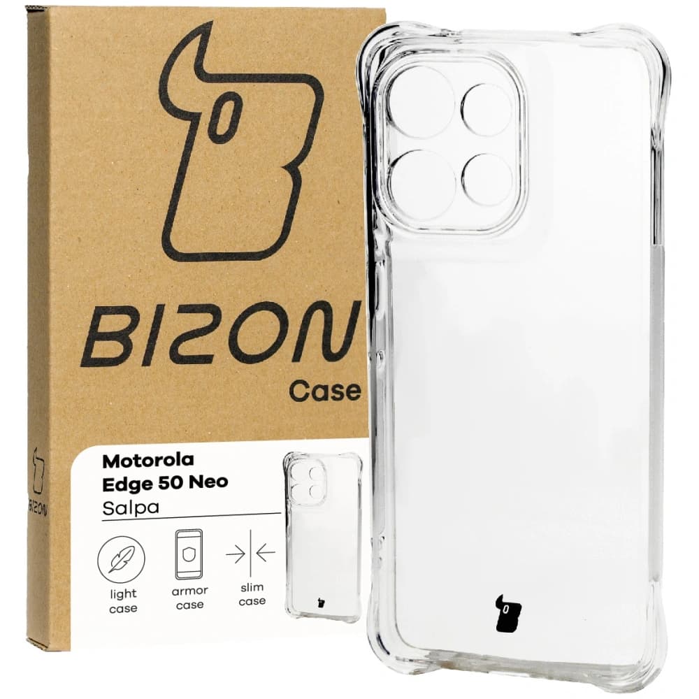 Bizon Case Salpa Motorola Edge 50 Neo klar - 1