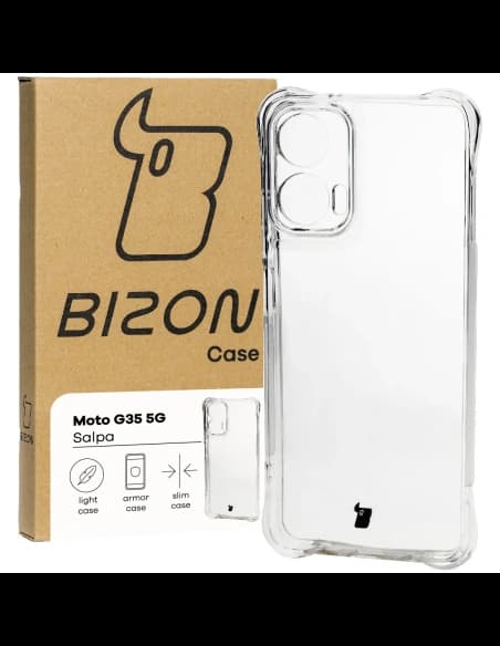 Bizon Case Salpa Motorola Moto G35 5G clear