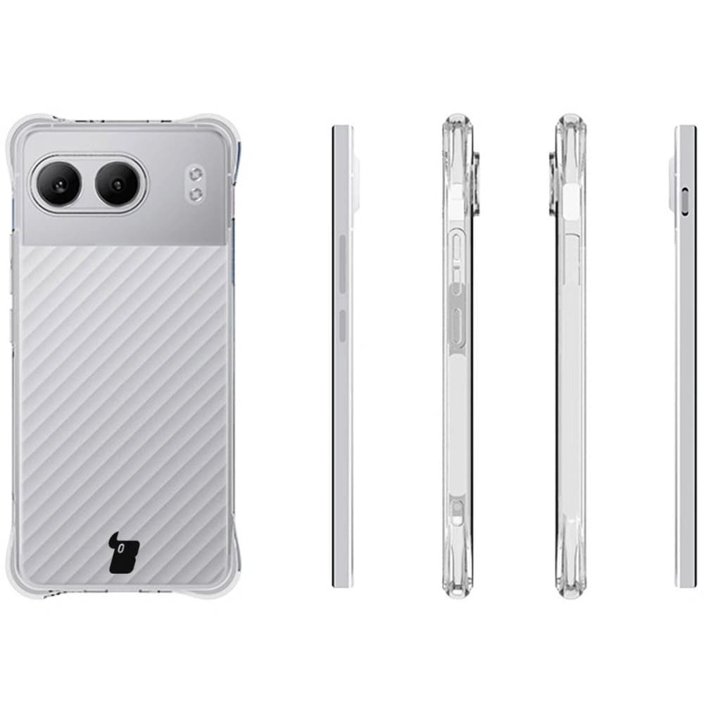 Bizon Case Clear Pack case + 2x screen glass OnePlus Nord 4 clear - 4