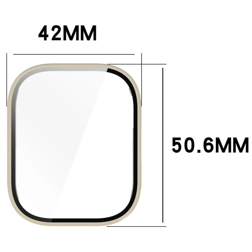 Bizon Ceas+Sticlă Xiaomi Redmi Watch 5 Lite bej - 2