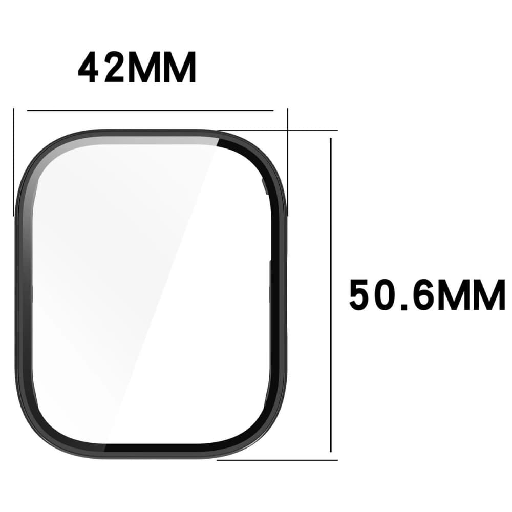 Bizon Case+Glass Óra Xiaomi Redmi Watch 5 Lite fekete - 2