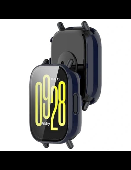 Bizon Case+Glass Óra Xiaomi Redmi Watch 5 Lite kék