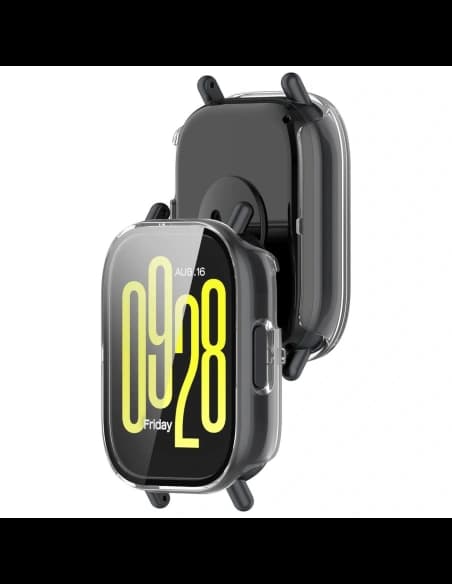 Üveg tok Bizon Case+Glass óra Xiaomi Redmi Watch 5 Lite áttetszőhöz