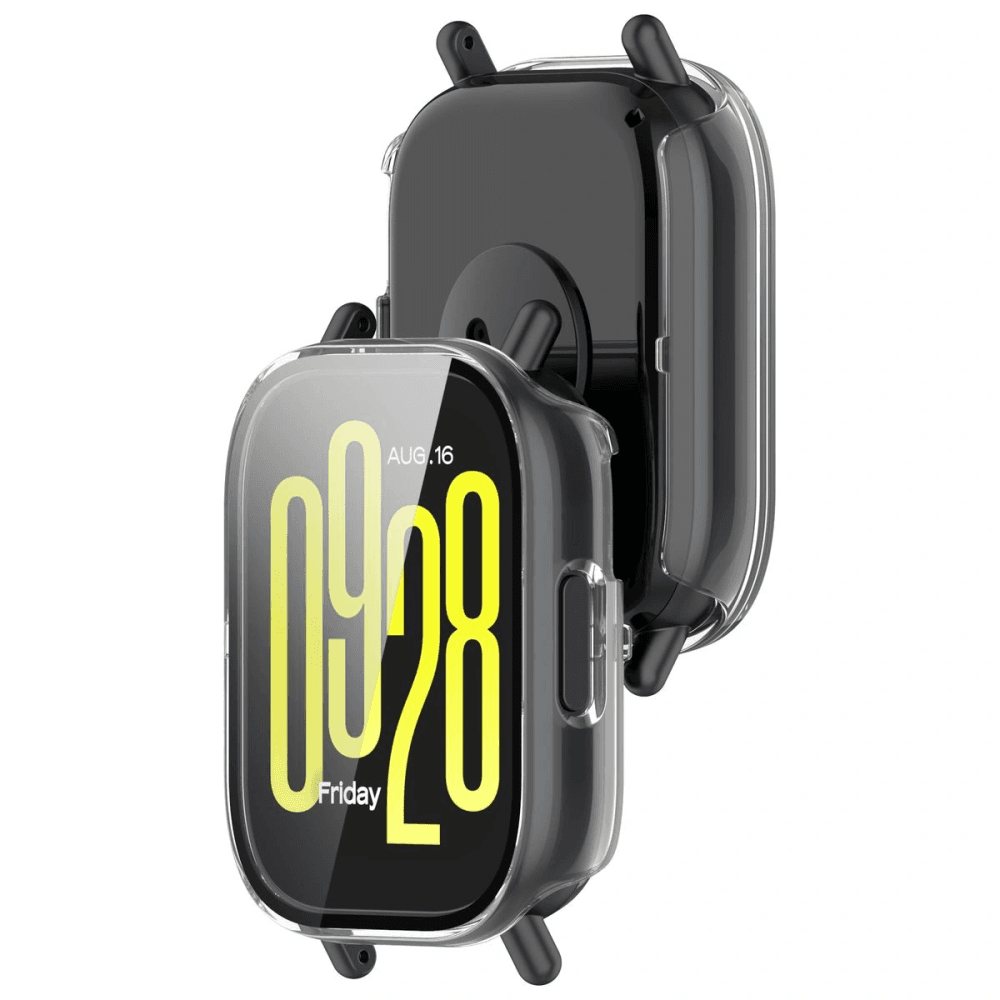 Case with glass for Bizon Case+Glass Watch for Xiaomi Redmi Watch 5 Lite transparent - 1