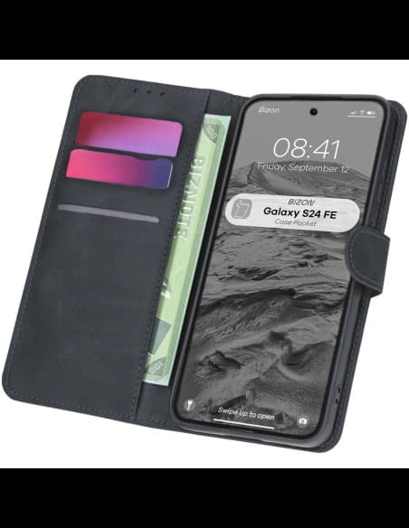 Bizon tok zseb Samsung Galaxy S24 FE fekete