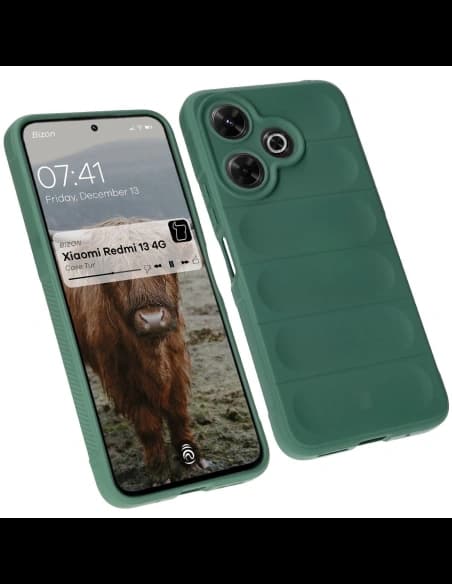 Bizon Case Tur Xiaomi Redmi 13 4G dunkelgrün