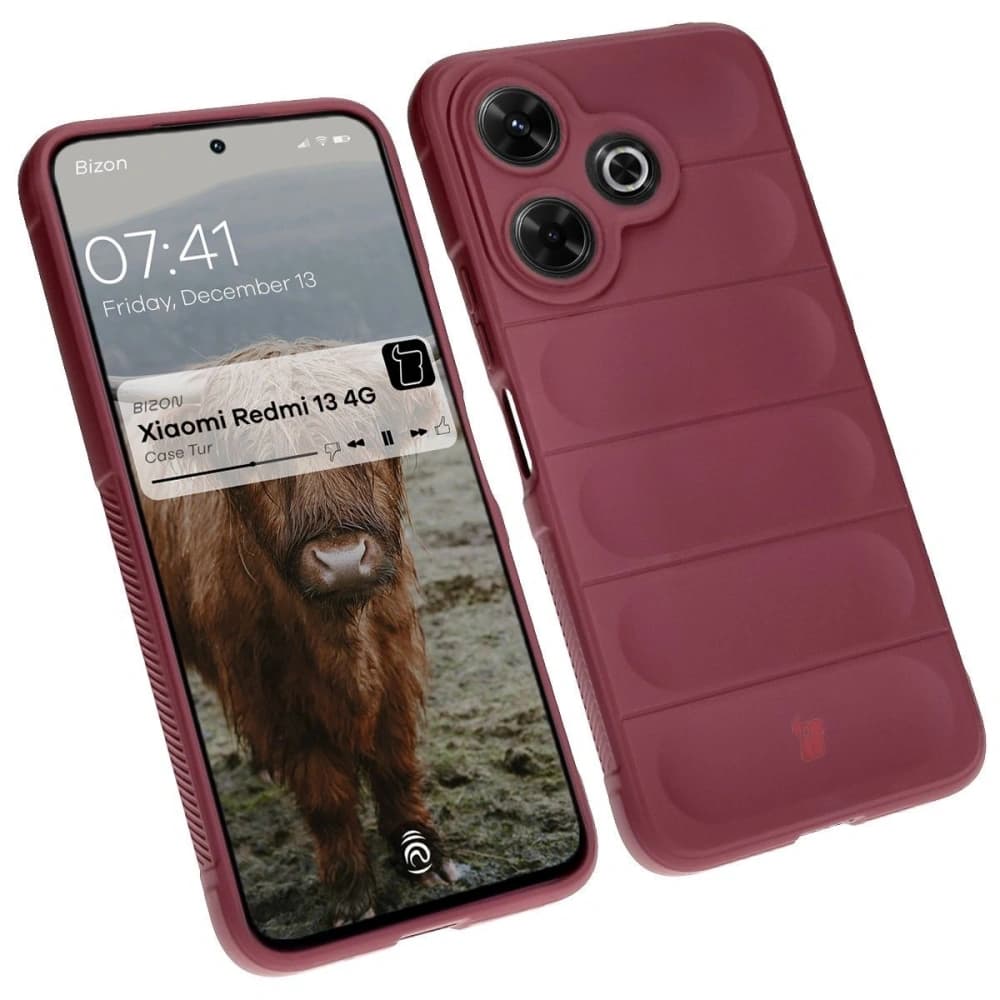 Bizon Case Tur Xiaomi Redmi 13 4G dunkel lila - 1