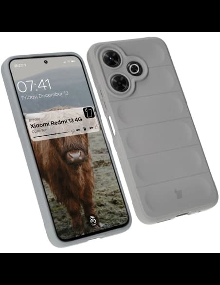 Bizon Case Tur Xiaomi Redmi 13 4G hellgrau