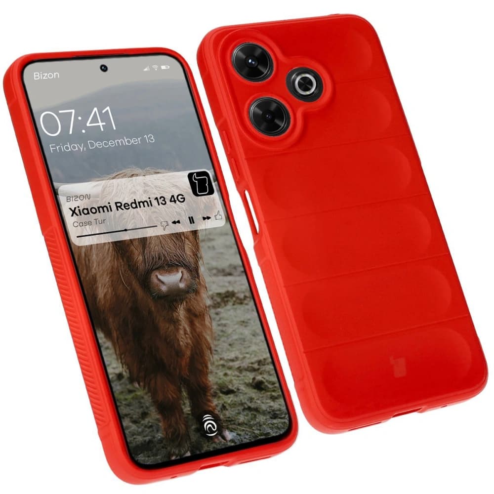 Bizon Case Tur Xiaomi Redmi 13 4G red - 1