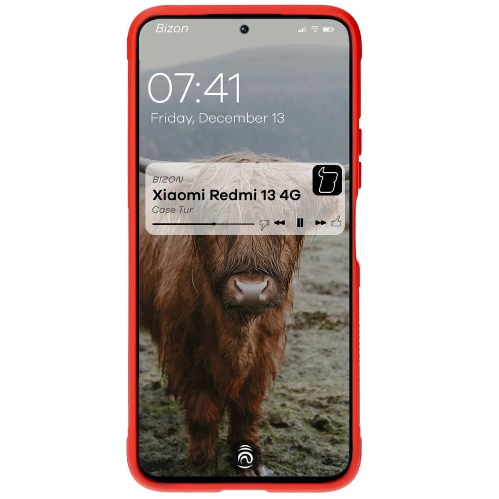 Bizon Case Tur Xiaomi Redmi 13 4G red - 5