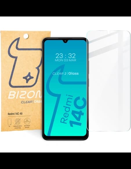 Szkło hartowane Bizon Glass Clear 2 do Xiaomi Redmi 14C 4G / POCO C75