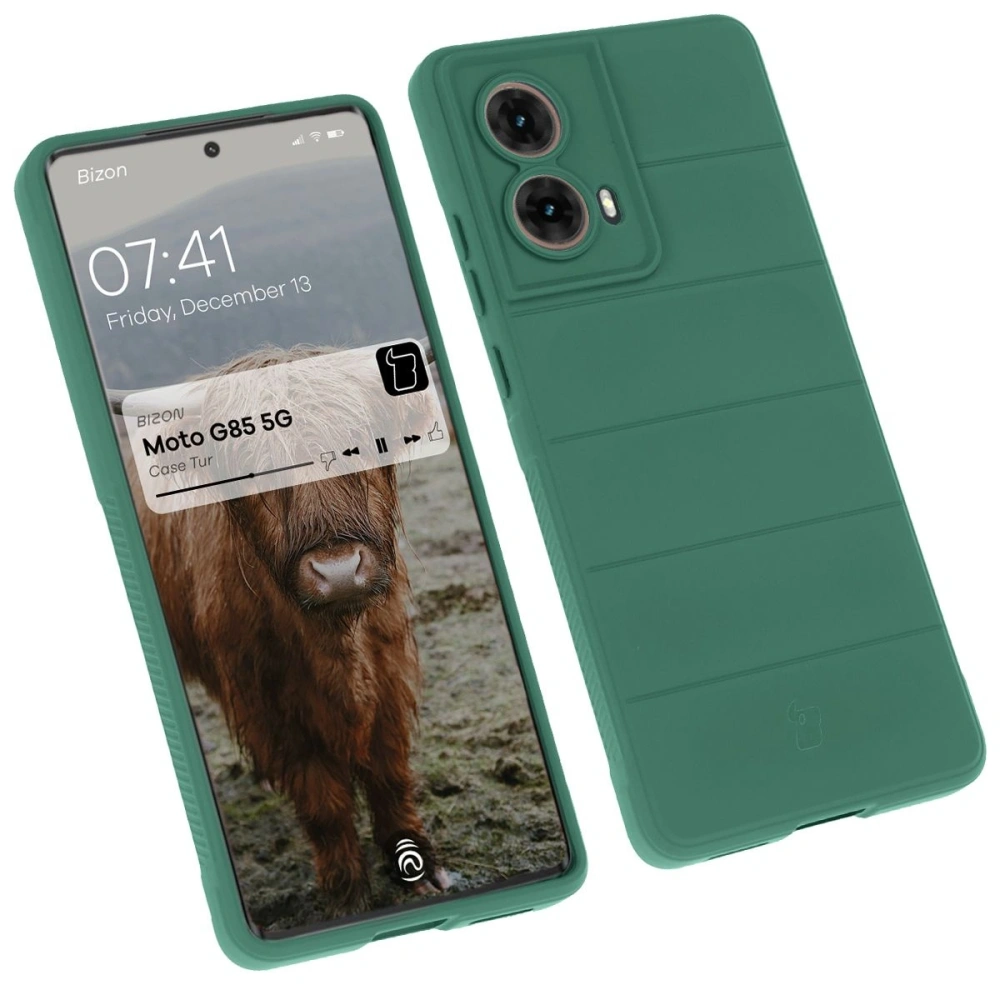 Bizon Case Tur Motorola Moto G85 5G dark green - 1