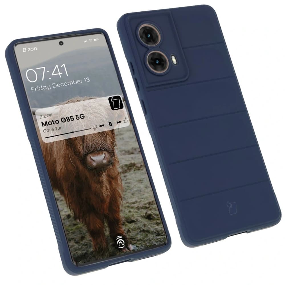 Pancéřové pouzdro Bizon Case Tur pro Motorola Moto G85 5G navy modré - 1