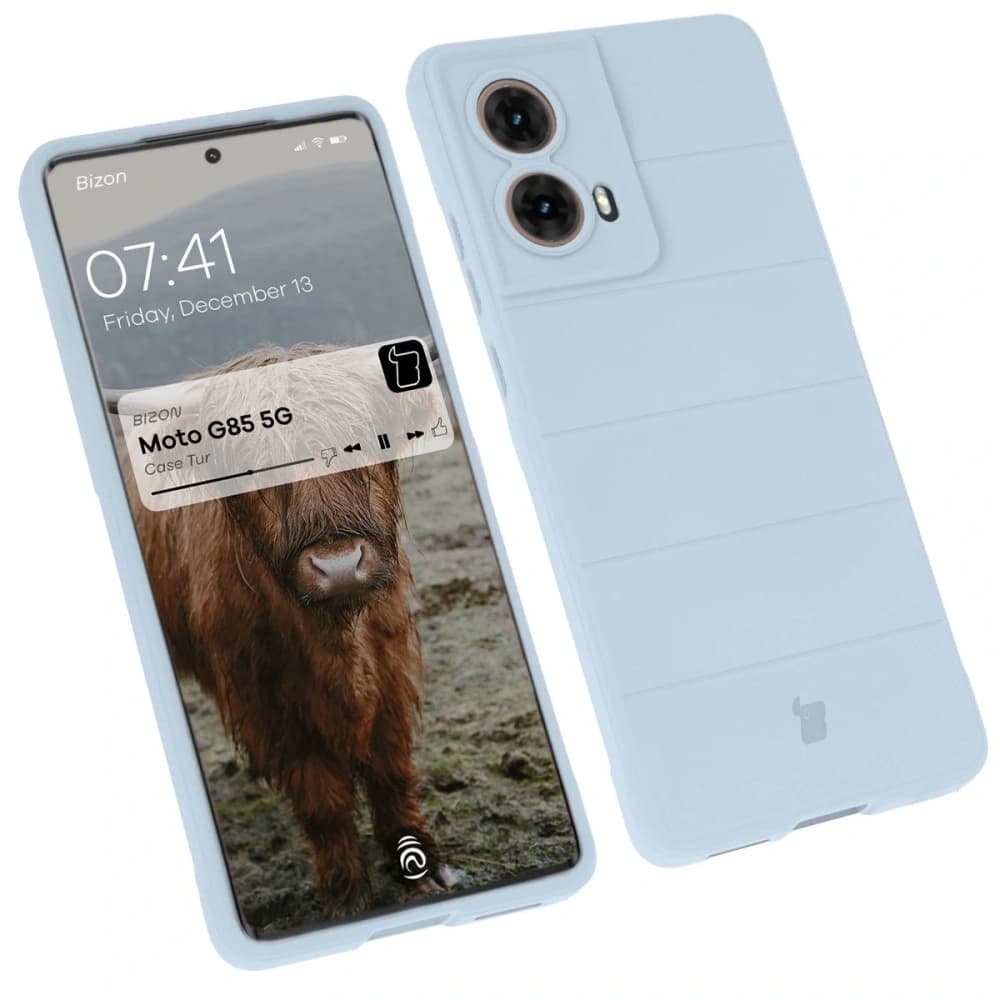 Carcasa Bizon Tur Motorola Moto G85 5G albastru deschis - 1