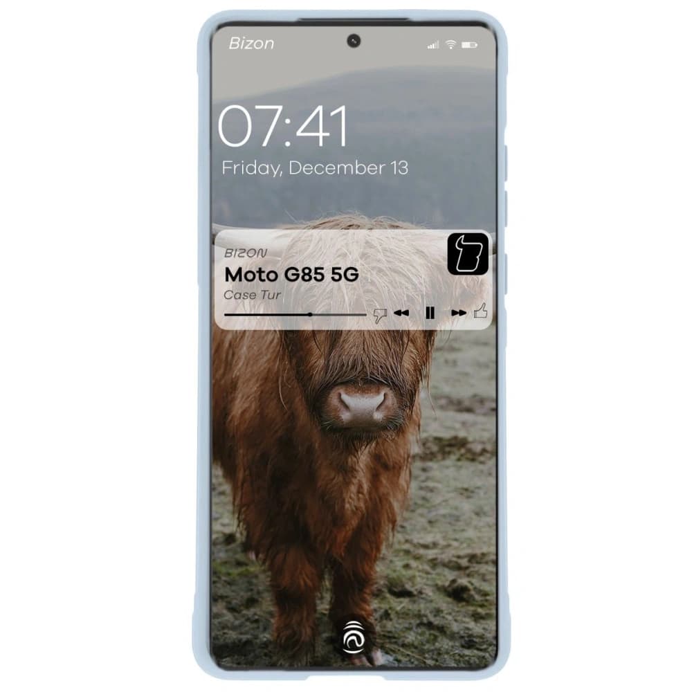 Carcasa Bizon Tur Motorola Moto G85 5G albastru deschis - 5