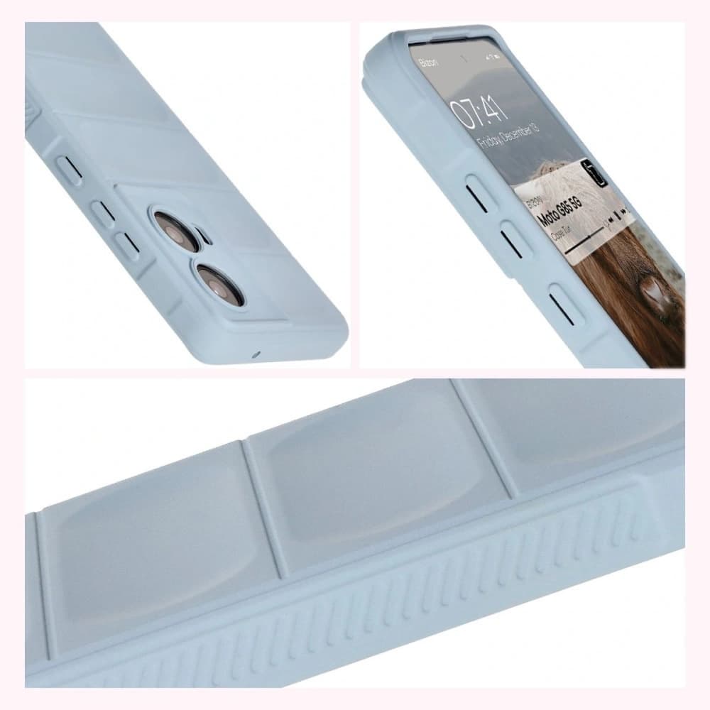 Carcasa Bizon Tur Motorola Moto G85 5G albastru deschis - 6