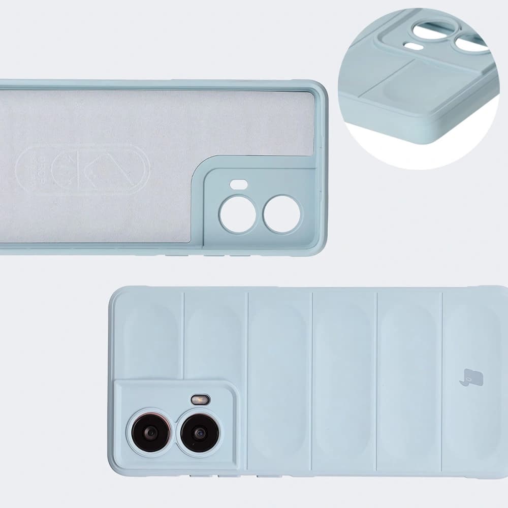 Carcasa Bizon Tur Motorola Moto G85 5G albastru deschis - 7