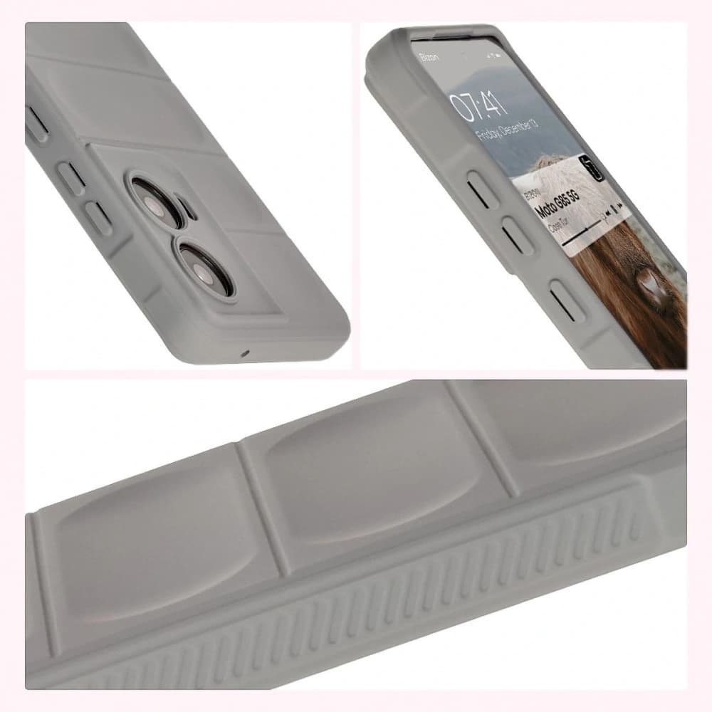 Bizon Case Tur Motorola Moto G85 5G világosszürke - 6