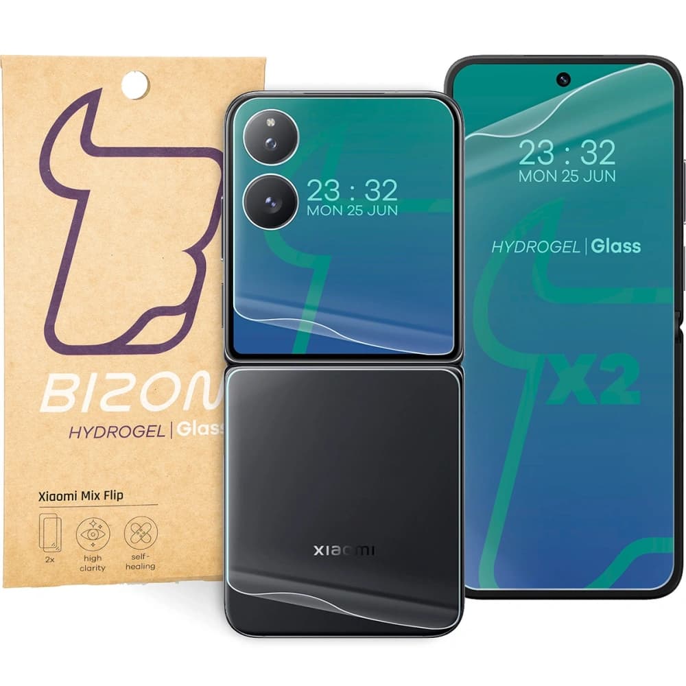 Bizon Glas Hydrogel Set Xiaomi Mix Flip
