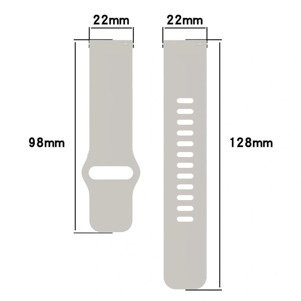 Bizon Strap Watch Silicone Xiaomi Redmi Watch 5 Lite / 5 Active grey - 2