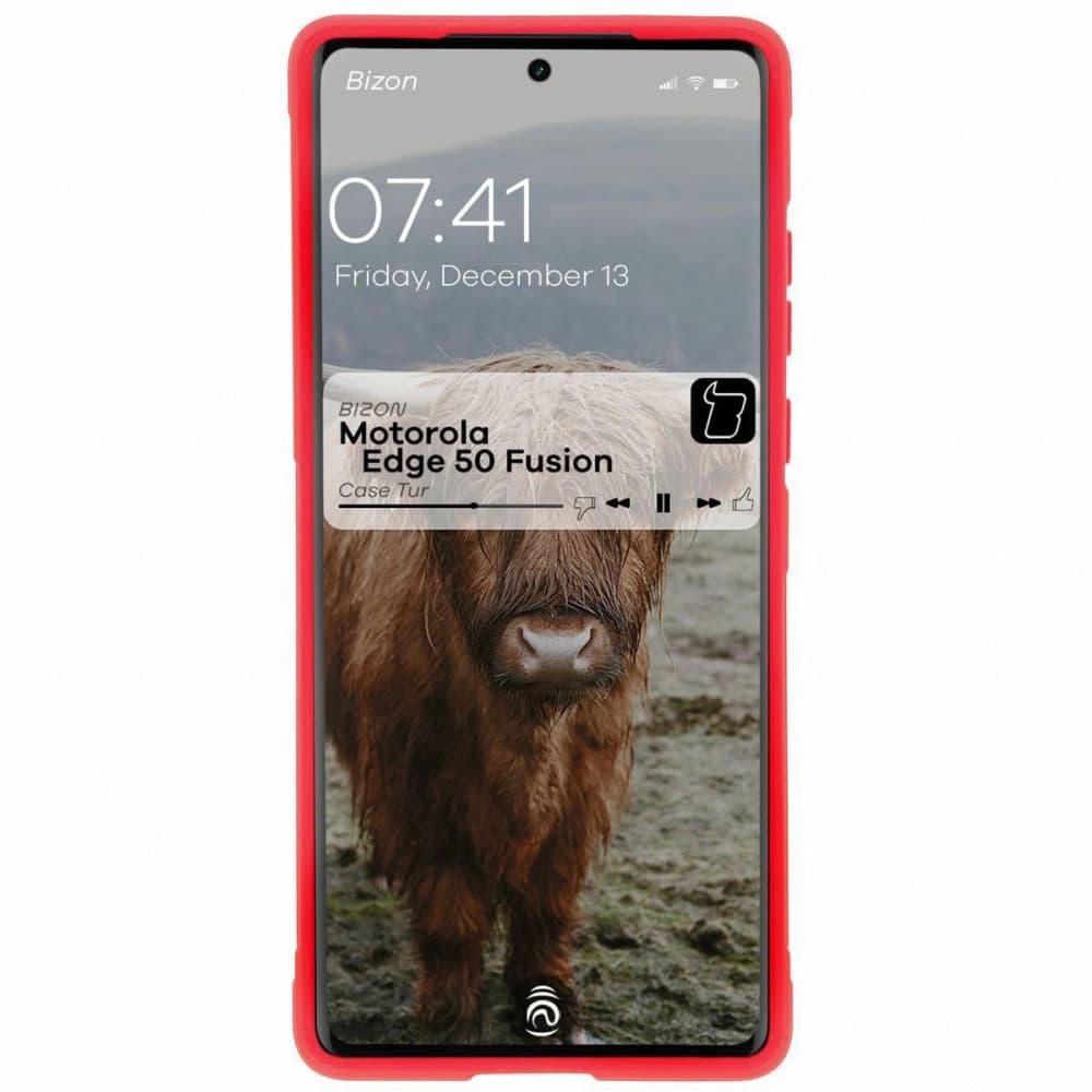 Bizon Case Tur Motorola Edge 50 Fusion rot - 5
