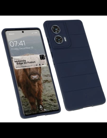 Bizon Case Tur Motorola Edge 50 Fusion navy blue