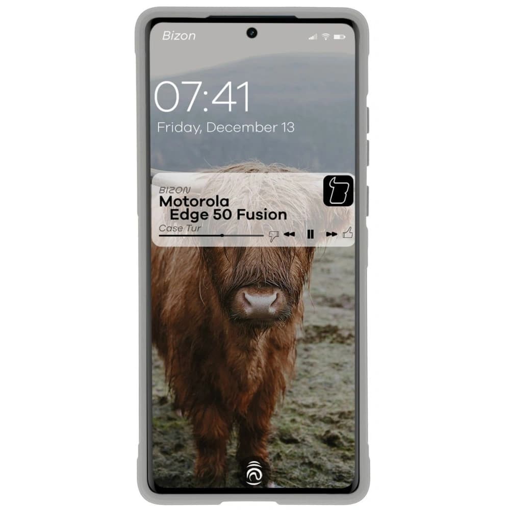 Pancéřové pouzdro Bizon Case Tur pro Motorola Edge 50 Fusion světle šedé - 5