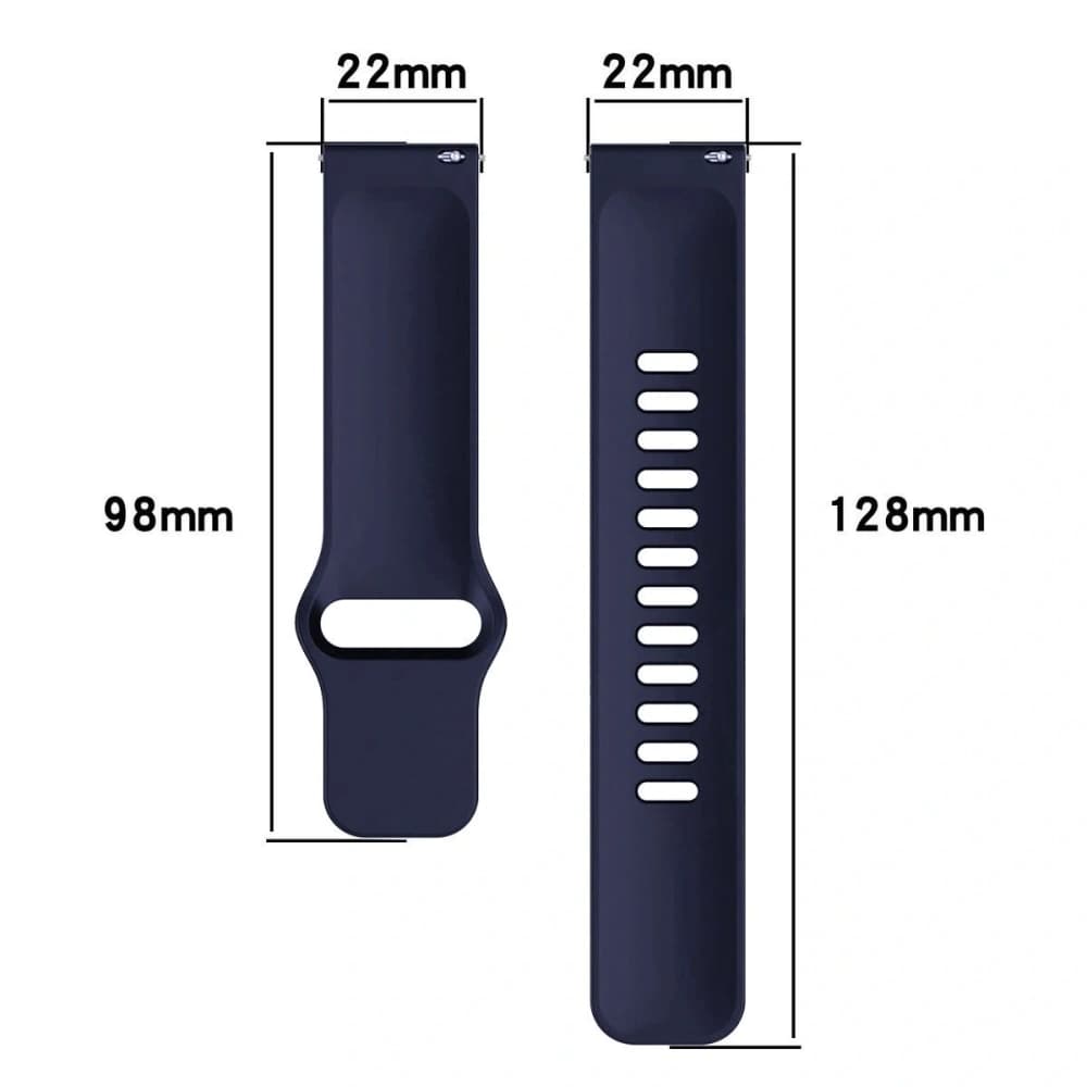 Bizon Strap Uhr Silikon Xiaomi Redmi Watch 5 Lite / 5 Active navy blau - 4