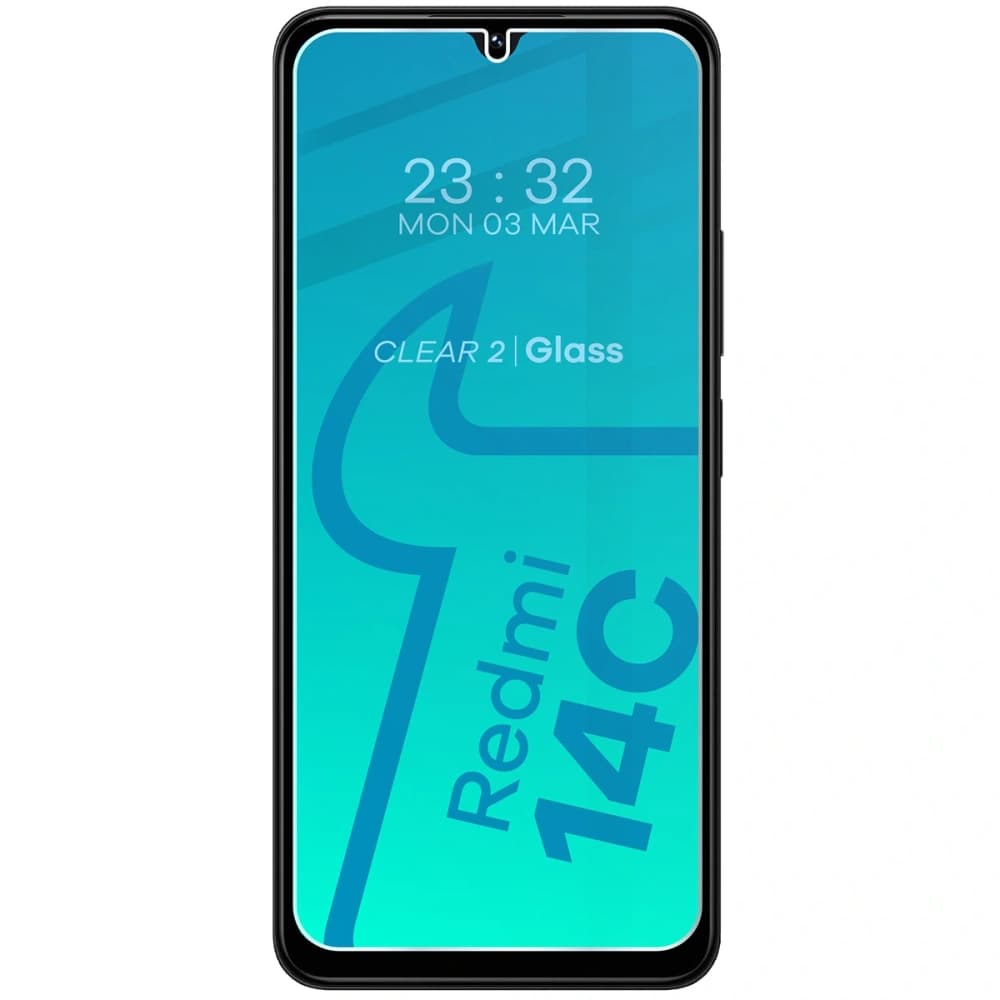 Bizon Case Clear Pack tok + 2x képernyő üveg Redmi 14C 4G átlátszó - 8