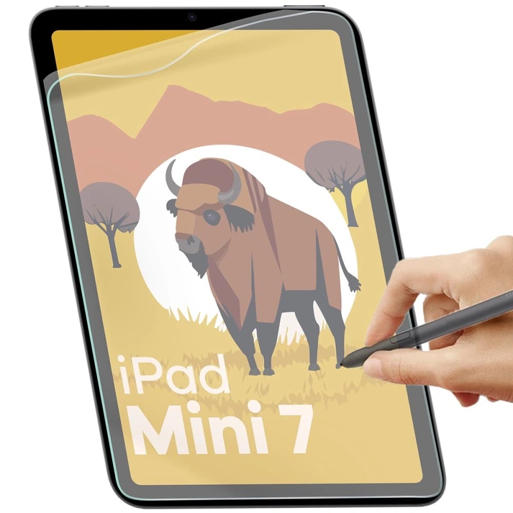 Folie imitující papír Bizon Film Tab Papirus pro iPad Mini 7. generace 2024 / iPad Mini 6. generace 2021 [2 PACK] - 5